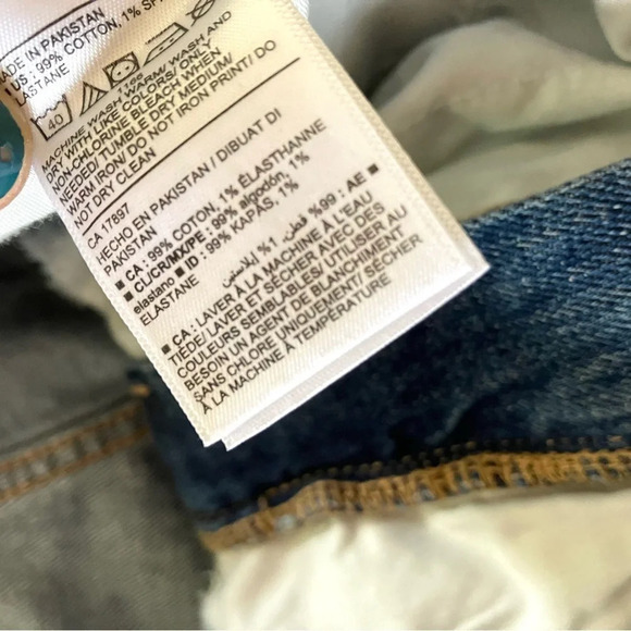 Old Navy High-Waisted O.G. Cut-Off Denim Jean Shorts 3” Size 18 NWT - Picture 9 of 9